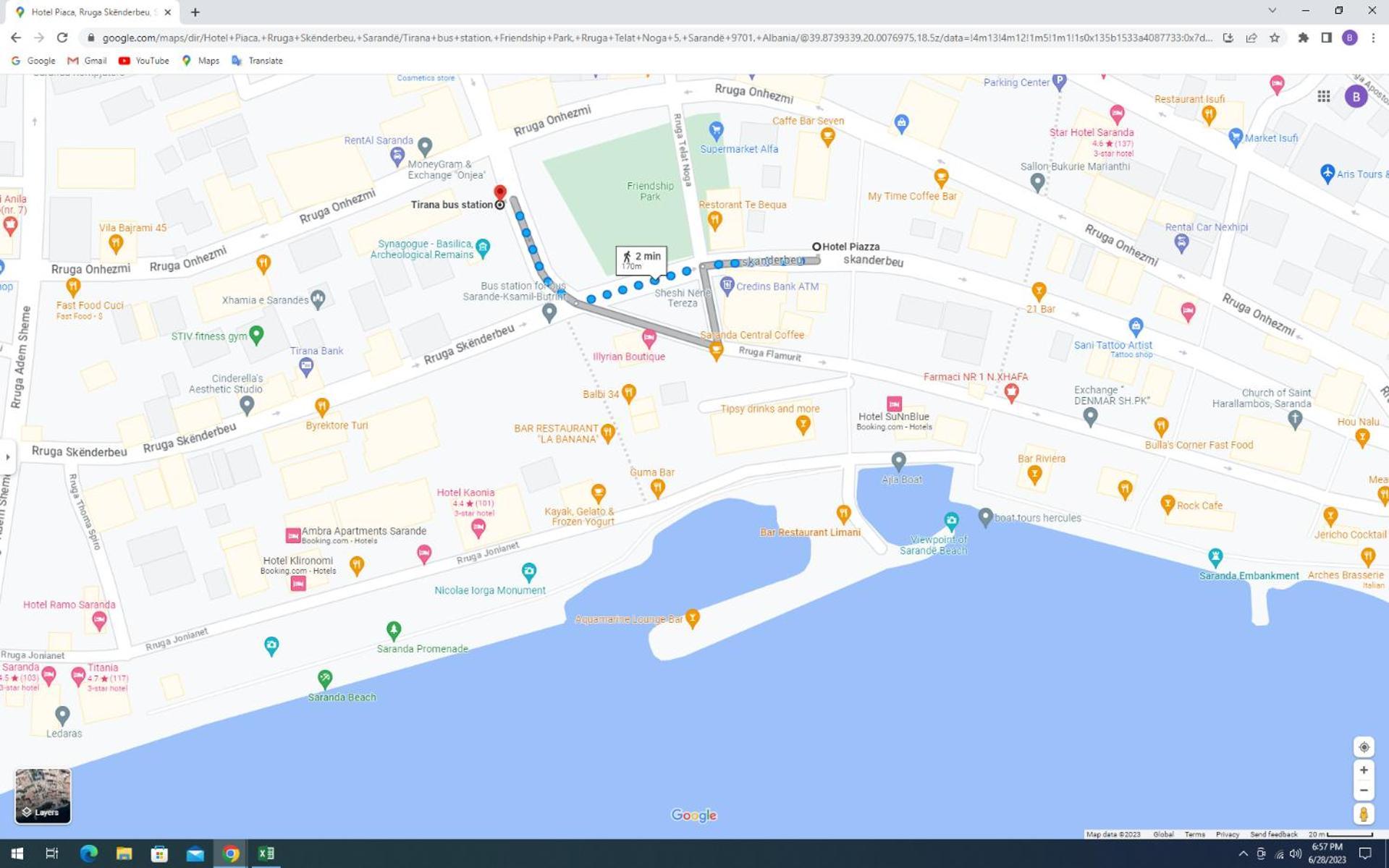 Hotel Piazza Sarandë エクステリア 写真